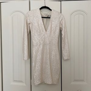 COPY - DressThePopulation white sequin bacheloret…